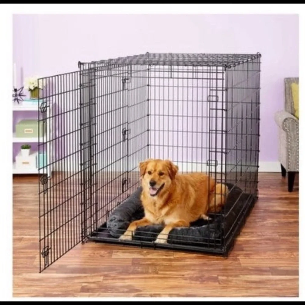 A very large dog kennel